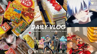 daily vlog: tokyotreats, manga hauls, mochi donuts, anime shopping, shibuya arc, etc