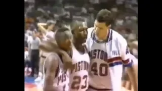 The Pistons' Bad Boys Era Comes to a Close, the Gang Walks Out on Chicago (1991)