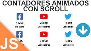 Contadores Animados en Scroll con JavaScript y CSS