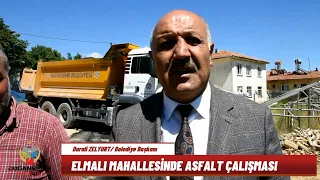 Doğanşehir Elmalı Mahallesi'nde Asfalt Çalışması