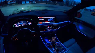 2021 BMW X5 XDRIVE45E 394 PS NIGHT POV DRIVE MANNHEIM TOP SPEED AUTOBAHN (60 FPS) (GPS)