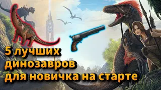 5 лучших динозавров для новичка на старте в Ark mobile #ark #арк #аркмобайл #arkmobile