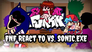 FNF React To VS. Sonic.Exe||FRIDAY NIGHT FUNKIN’||ElenaYT
