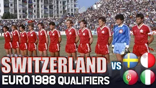 SWITZERLAND Euro 1988 Qualification All Matches Highlights | Road to West Germany