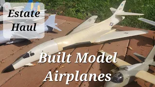 Huge Estate Sale Part 7: Built Plastic Model Airplane Kits, 1/72 B-36, 1/48 B-1B, C-130, 1/32 B-25