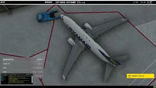 [MSFS] Flight from Stockholm Skavsta to Bergen (Boeing 737-700 by PMDG)