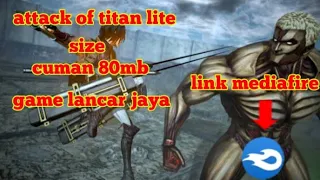 Cara download attack of titan lite cuman 80mb link diskripsi