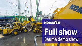 Full Demoshow - Komatsu at bauma 2022