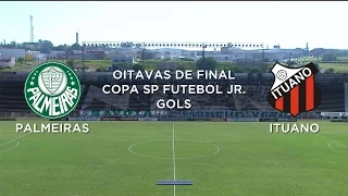 Gols - Palmeiras 3 x 1 Ituano - Copa São Paulo Futebol Jr. - 17/01/2015