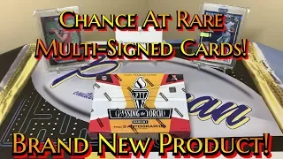 2019 Panini Passing The Torch Football Hobby Box Break - BRAND NEW PRODUCT! $150 w/ 3 Autos!