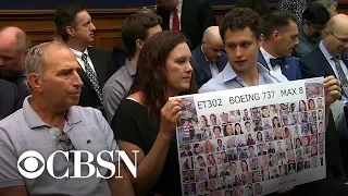 Family members of 737 MAX crash victims testify on Capitol Hill