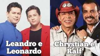 LEANDRO E LEONARDO & CHRYSTIAN E RALF 🎤 SUCESSOS SERTANEJOS 🪕 MÚSICAS INESQUECÍVEIS