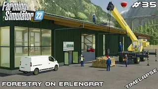 Building 300.000€ WOOD PRODUCTION | Forestry on ERLENGRAT | Farming Simulator 22 | Episode 35