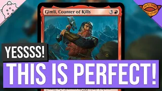 This is Perfect! | Gimli, Counter of Kills | Lord of the Rings Tales of Middle-Earth Spoilers | MTG