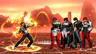 KOF MUGEN | Kyo Impact VS Iori Yagami Team