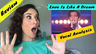 Vocal Coach Reacts Dimash - Love Is Like A Dream | WOW! He was...