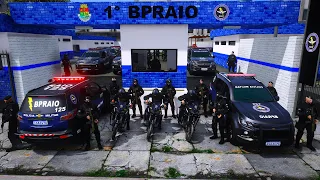 BP RAIO⚡ BATALHÃO de POLICIAMENTO de RONDA de AÇÕES INTENSIVAS e OSTENSIVAS PMCE | GTA 5 POLICIAL