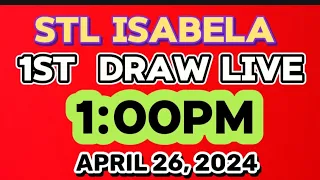 STL ISABELA LIVE 1ST DRAW 1PM APRIL 26,2024