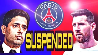 The real reason why lionel Messi was suspended by PSG?