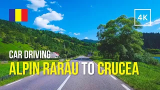 [4K 60fps] Driving In Romania - Scenic Car Drive from Alpin Rarău to Crucea, Suceava, Romania