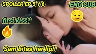 Primer beso?🔥Sam bites her lip!🙈SPOILER EP 5 y 6#Gap #FreenBecky