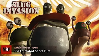 Funny Action CGI Animated Short Film ** SLUG INVASION ** War Fantasy by The Animation Workshop Team