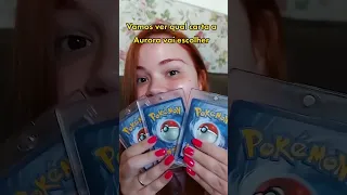 Minha Cadelinha escolheu uma CARTA POKEMON RARA para mostrar pra vcs! Canal Moon #Shorts