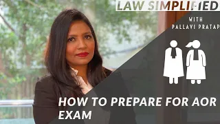 How to Prepare for AOR Exam of Supreme Court | Pallavi Pratap AOR