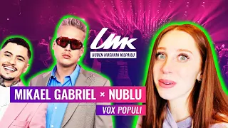 WILL FINLAND SEND MIKAEL GABRIEL & NUBLU TO EUROVISION // REACTING TO "VOX POPULI" (UMK 2024)