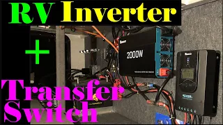 RV Pure Sine Inverter and Transfer Switch #renogy #gopower #diy