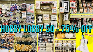 HOBBY LOBBY 50% - 75% OFF  • SHOP WITH ME  • HOBBY LOBBY SHOPPING • FALL DECOR 2022 & MORE!