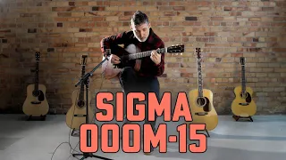 Sigma 000M-15 - Sound Demo at Studio 1 Vintage Guitars with David Ward