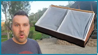 How to Make a CHEAP and EASY Cold Frame for Starting Seeds and Growing Winter Vegetables