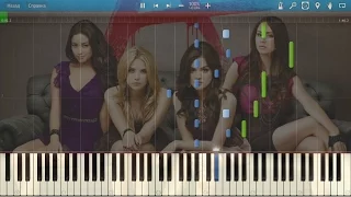 Pretty Little Liars - Secret + Ending Credits. Piano (Synthesia)