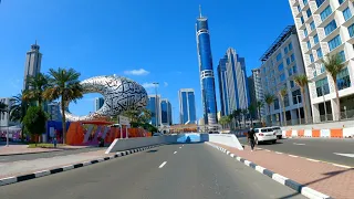 [4K] Dubai SHEIKH ZAYED ROAD to DUBAI MARINA Driving Tour!