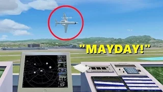 TROLLING as an Air Traffic Controller (PART 2) - Flight Sim X Multiplayer!
