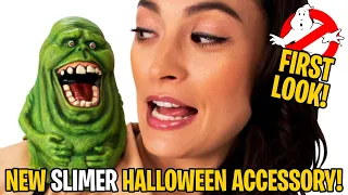 New Ghostbusters Halloween decoration has Slimer sitting on your shoulder!