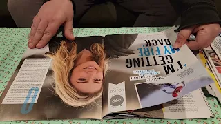 ASMR Page Turning - Magazines and Bonus Newspaper & Ads - Glossy Pages - No Talking - Relax Sleep
