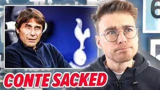 TOTTENHAM FINALLY SACK ANTONIO CONTE