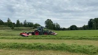 Vicon Extra 7100 T BX Butterfly i Östergötland. Fendt 724 Isobus 100%