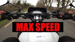 2021 Honda CB125F Max Speed (Same as 2022 Model)