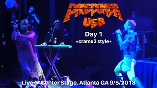 ProgPower USA XIX - Day 1 - 9/5/2018 LIVE @ Center Stage Atlanta *cramx3 concert experience*