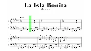 Madonna - La Isla Bonita Sheet Music