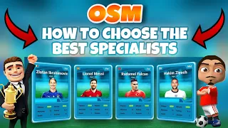 CHOOSE THE BEST SPECIALISTS IN ONLINE SOCCER MANAGER AND WIN MORE GAMES ‼️ - OSM 2021