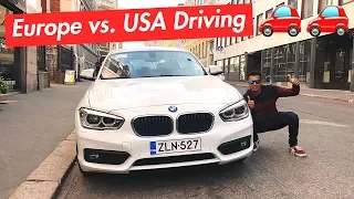 American Drives in Europe for the First Time - Impressions and Reactions (BMW 116d)