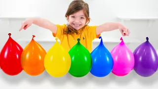 Super Simple Learning Video for Toddlers! Learn Colors with Surprise Balloons Popping!