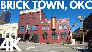 [4K] Bricktown & Canal River Walk Oklahoma City - Walking Tour in 4K Binaural sound #Bricktown #okc