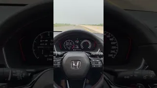 2022 Civic RS | Acceleration | Top Speed Run