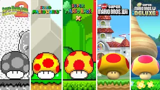 Mega Mushrooms in Mario Games