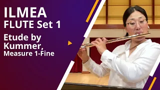 ILMEA Flute Set 1: Etude by Kummer, Meas. 1-Fine